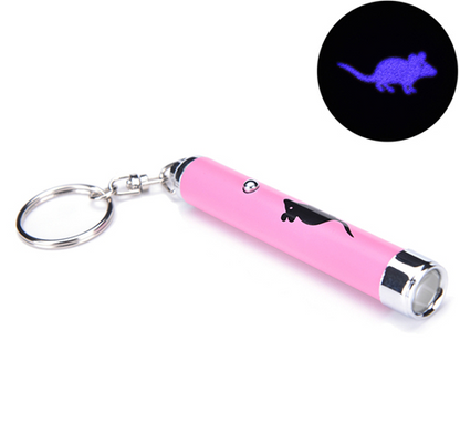 Cat Toy Projector Flashlight with Mouse Projection